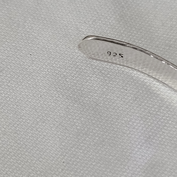 🌻BOGO*Vintage Rose Quartz & 925 Cuff Brace - Picture 4 of 4